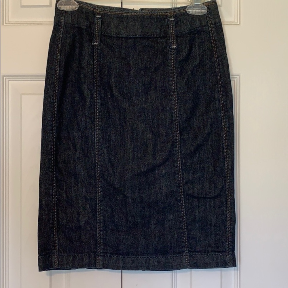 Banana Republic denim pencil skirt